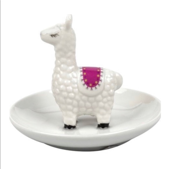 Other - Decorative Ceramic Llama Ring Tray
